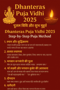 Perfect Dhanteras Puja Vidhi 2025