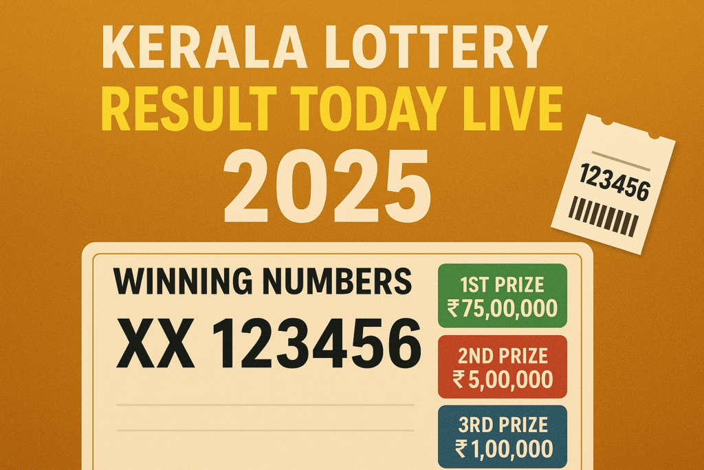 Kerala Lottery Result Today Live