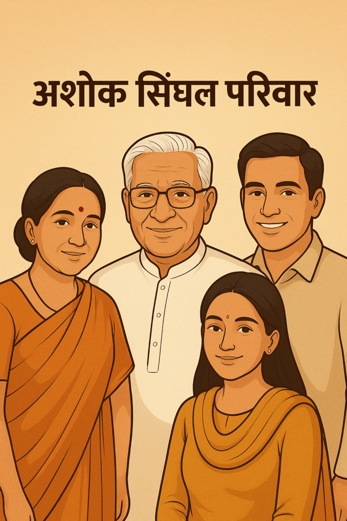 Ashok Singhal Family in Hindi