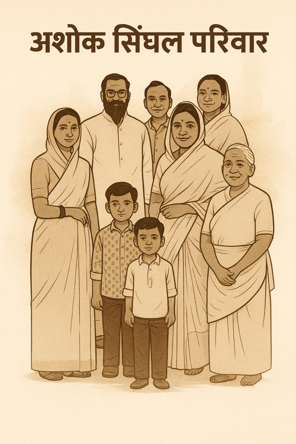 Ashok Singhal Family in Hindi