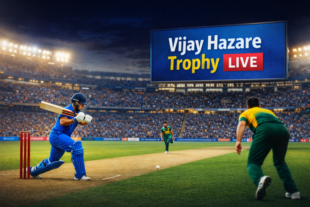 vijay hazare trophy live what is