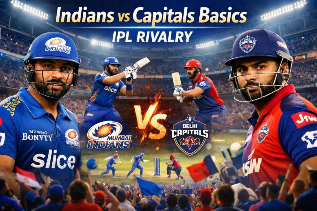 Indians vs Capitals basics