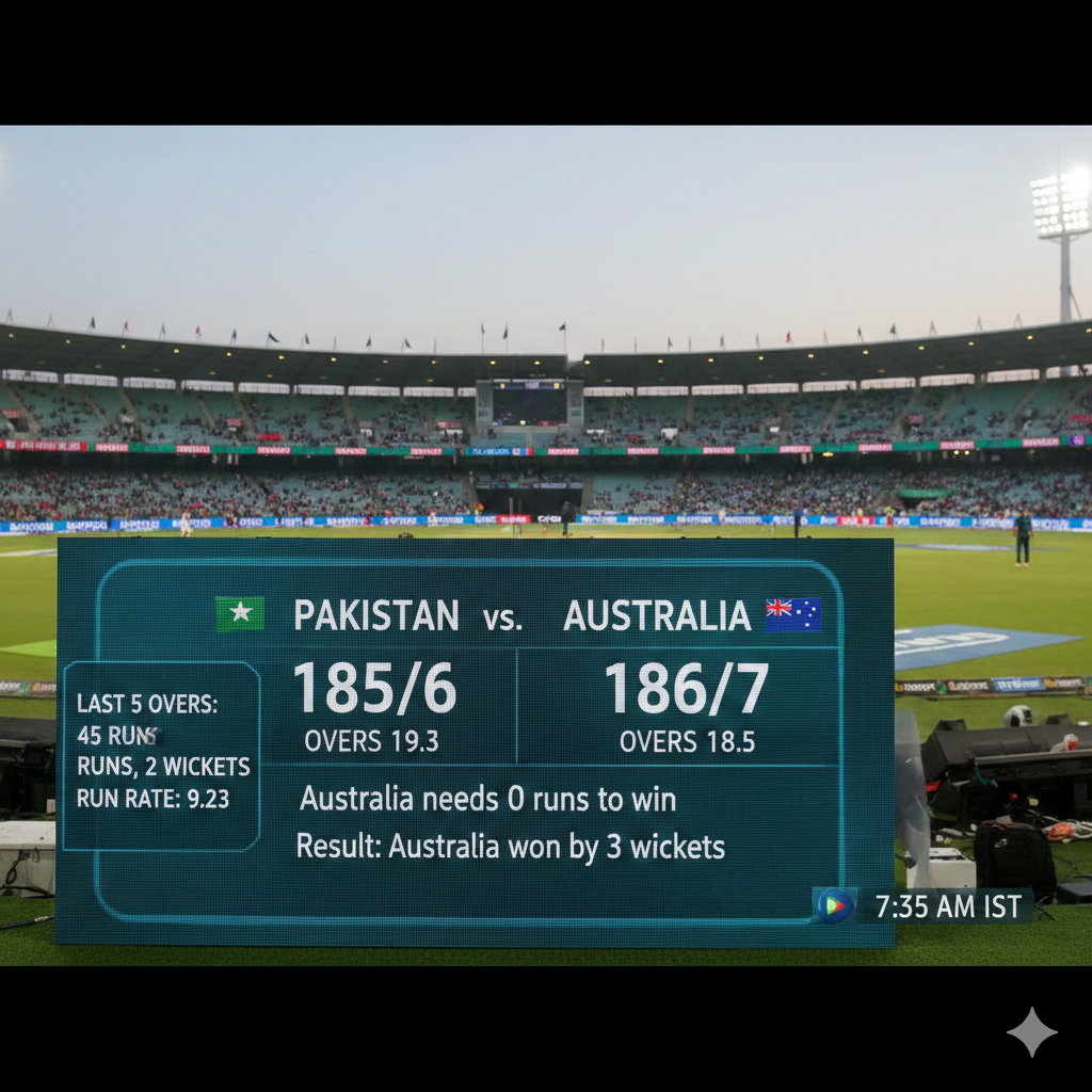 Pakistan National Cricket Team vs Australian Men